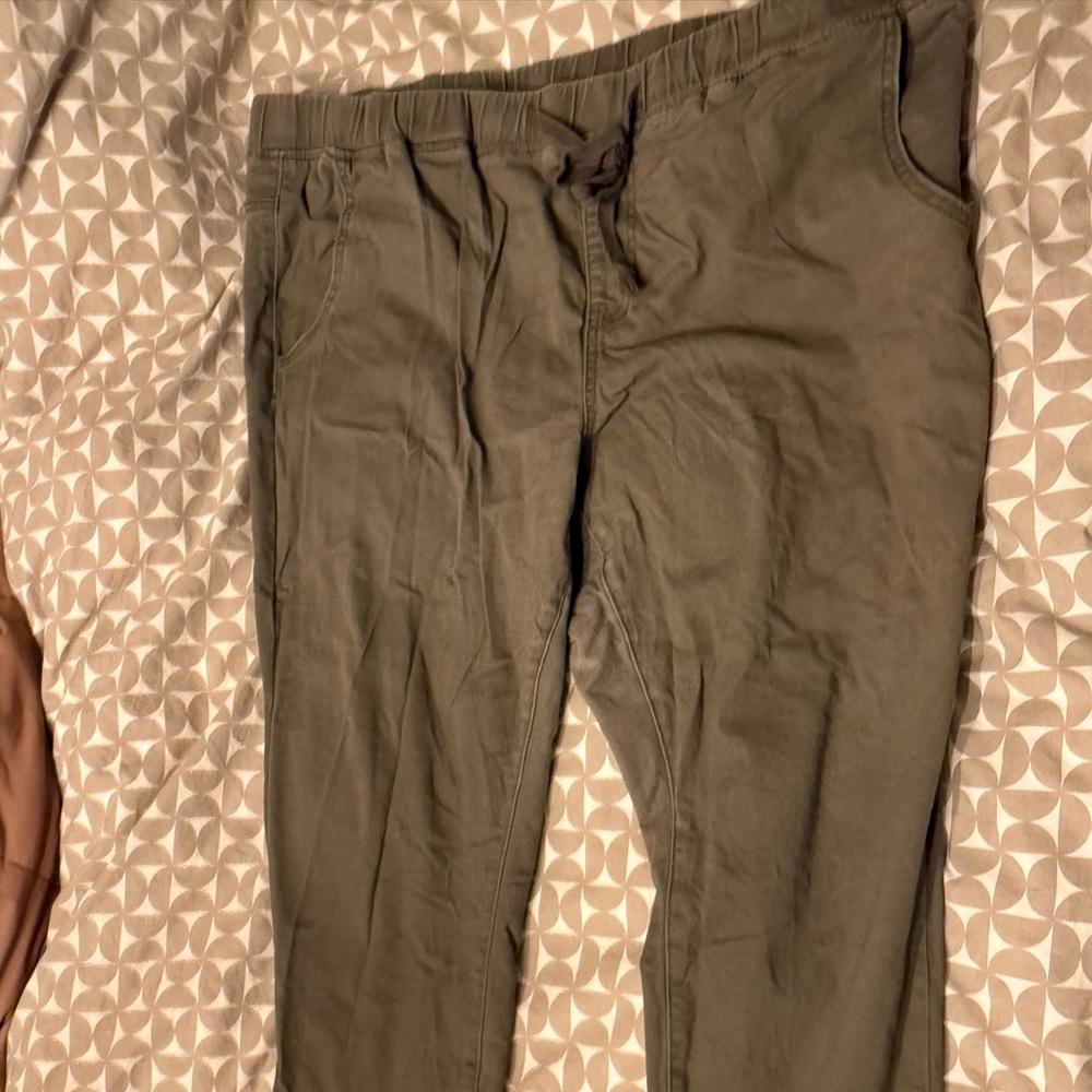 Women’s Olive Green Pants (Plus Size)